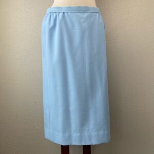 Vintage Vogue Paris Originals Blue Skirt EUC